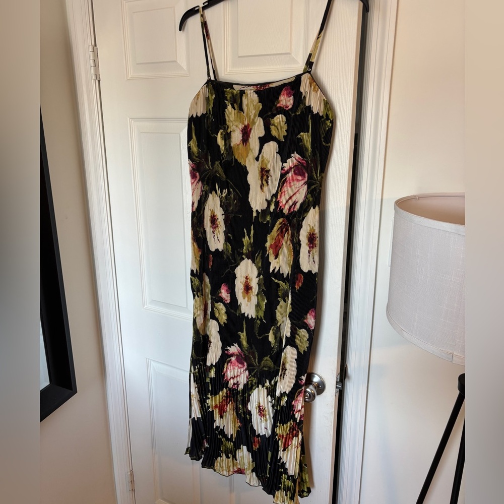 Abercrombie & Fitch Black Floral Maxi Dress